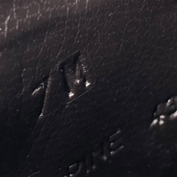 ANTONIO MELANI Pebble Print Leather Mule Wedges Brown Size 7 - Picture 12 of 12